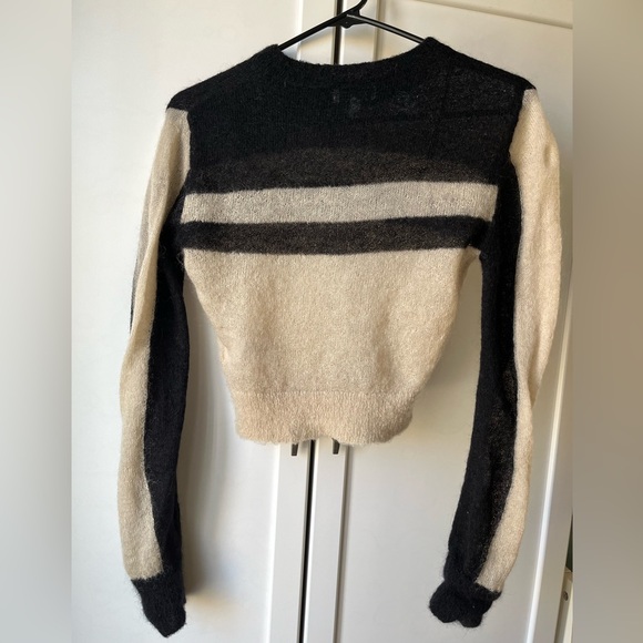 & other stories sheer mohari blend sweater xs - Picture 2 of 5